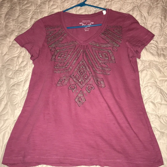Beaded Tee shirt - Picture 1 of 2